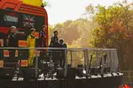 Foto zur News: Charles Leclerc (Ferrari), Max Verstappen (Red Bull) und George Russell (Mercedes)