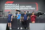 Foto zur News: Alexander Albon, Nicholas Latifi (Williams) und Esteban Ocon (Alpine)