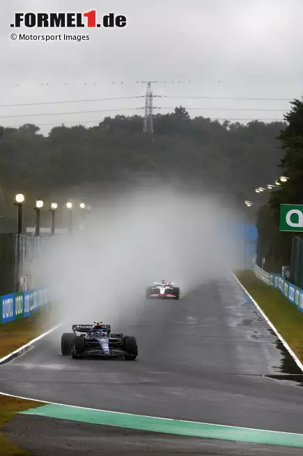 Foto zur News: Nicholas Latifi (Williams) und Kevin Magnussen (Haas)