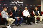 Foto zur News: Pressekonferenz mit Haas und MoneyGram