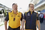 Foto zur News: Zak Brown und Andreas Seidl (McLaren)