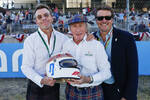 Foto zur News: Jackie Stewart mit seinen Söhnen Paul und Mark
