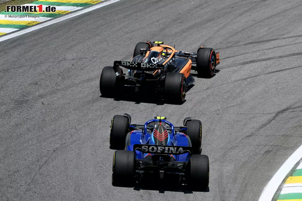 Foto zur News: Lando Norris (McLaren) und Nicholas Latifi (Williams)