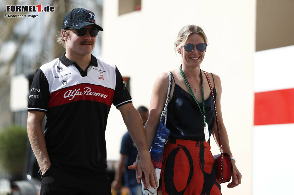 Foto zur News: Valtteri Bottas (Alfa Romeo) mit Freundin Tiffany Cromwell