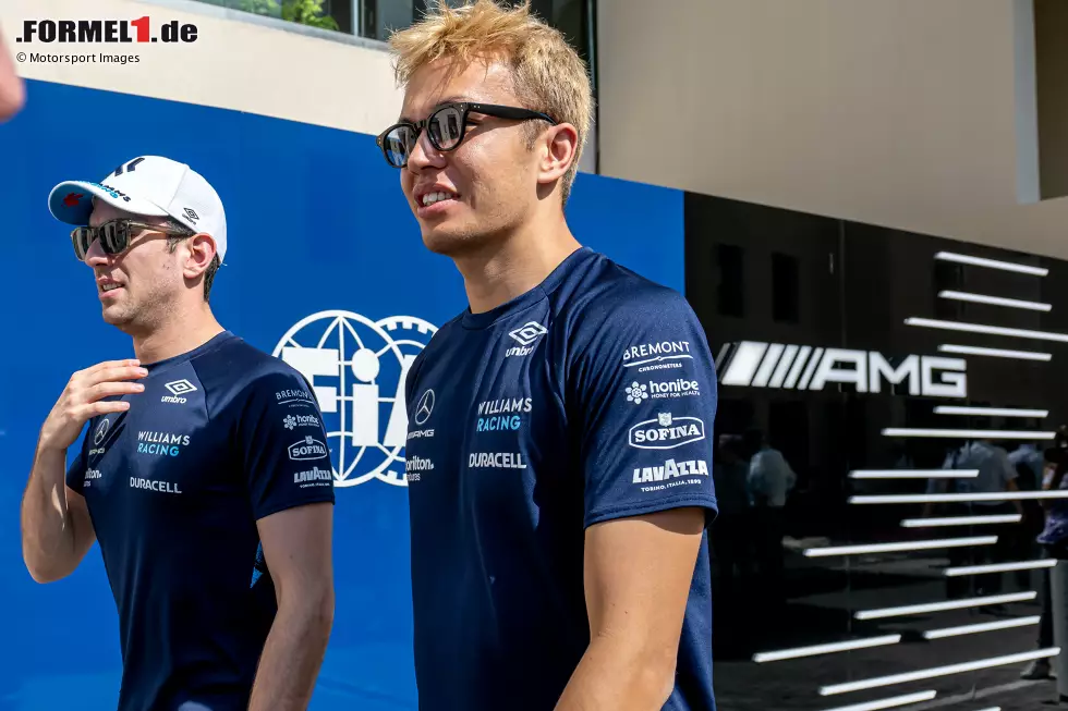 Foto zur News: Alexander Albon (Williams) und Nicholas Latifi (Williams)