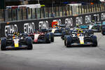 Foto zur News: Max Verstappen (Red Bull), Sergio Perez (Red Bull), Charles Leclerc (Ferrari) und Lando Norris (McLaren)