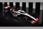 Foto zur News: Haas VF-23 für die Formel 1 2023 (Fahrer: Nico Hülkenberg &amp; Kevin Magnussen)