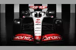 Foto zur News: Haas VF-23 für die Formel 1 2023 (Fahrer: Nico Hülkenberg &amp; Kevin Magnussen)