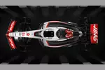 Foto zur News: Haas VF-23 für die Formel 1 2023 (Fahrer: Nico Hülkenberg &amp; Kevin Magnussen)