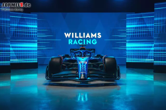 Foto zur News: Williams-Lackierung 2023 auf dem FW44