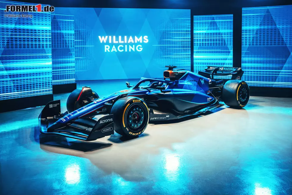 Foto zur News: Williams-Lackierung 2023 auf dem FW44