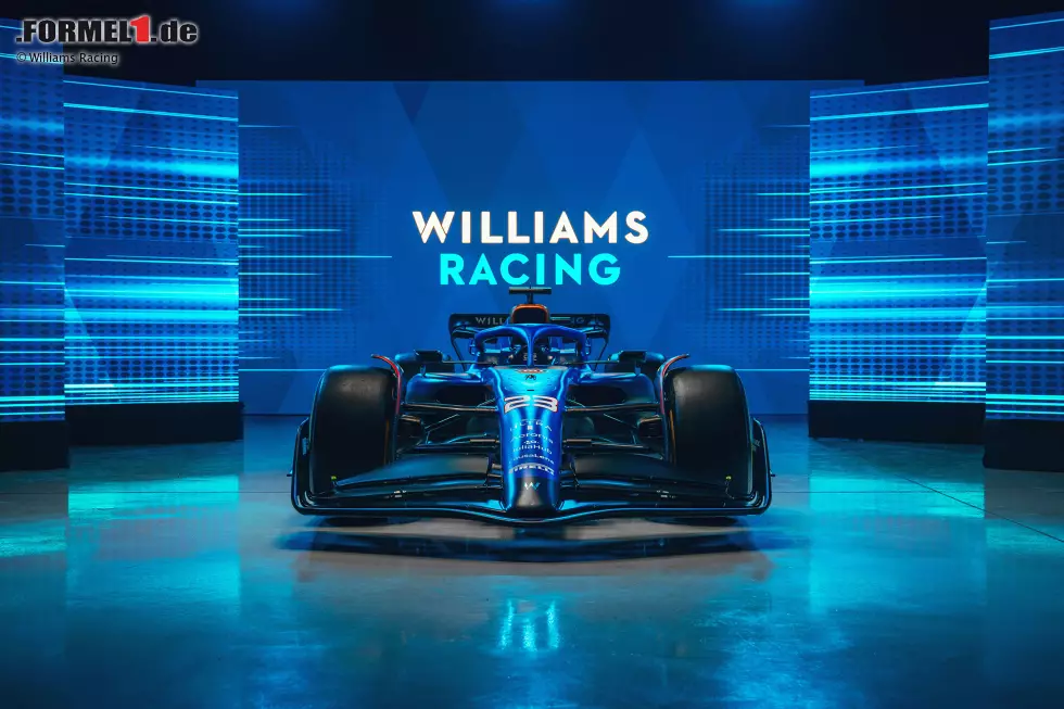 Foto zur News: Williams-Lackierung 2023 auf dem FW44