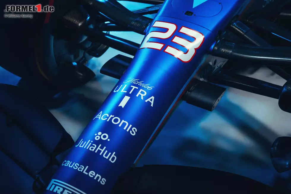 Foto zur News: Williams-Lackierung 2023 auf dem FW44