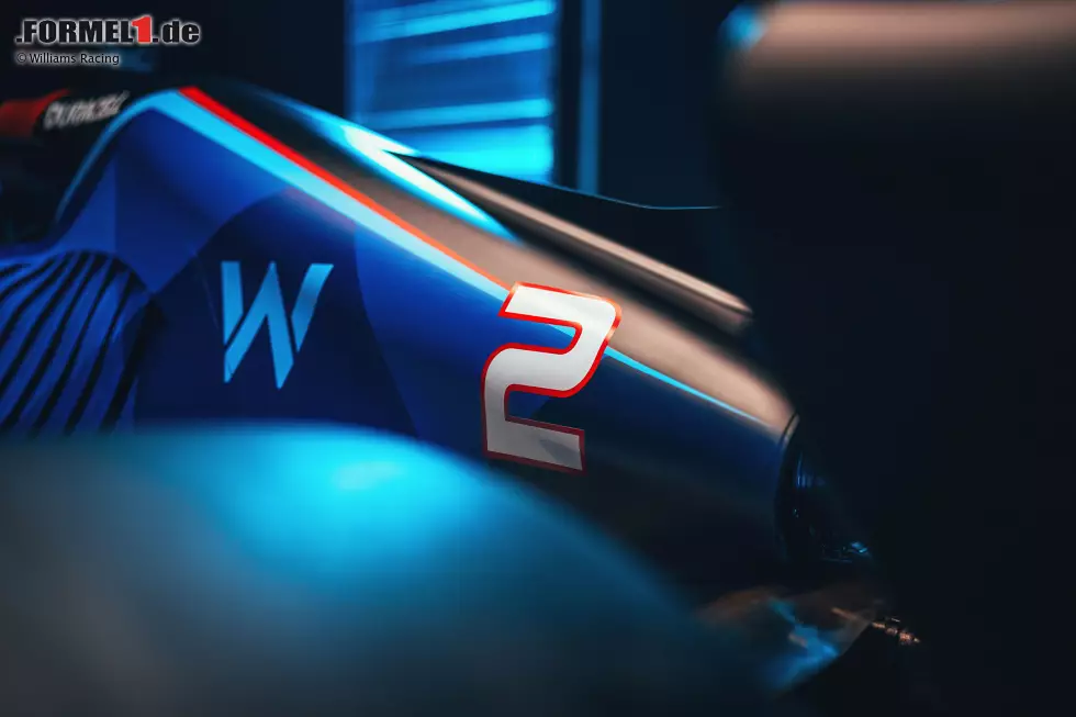 Foto zur News: Williams-Lackierung 2023 auf dem FW44