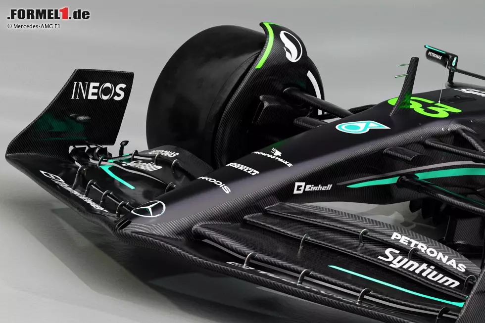 Foto zur News: Mercedes W14 Detailaufnahme