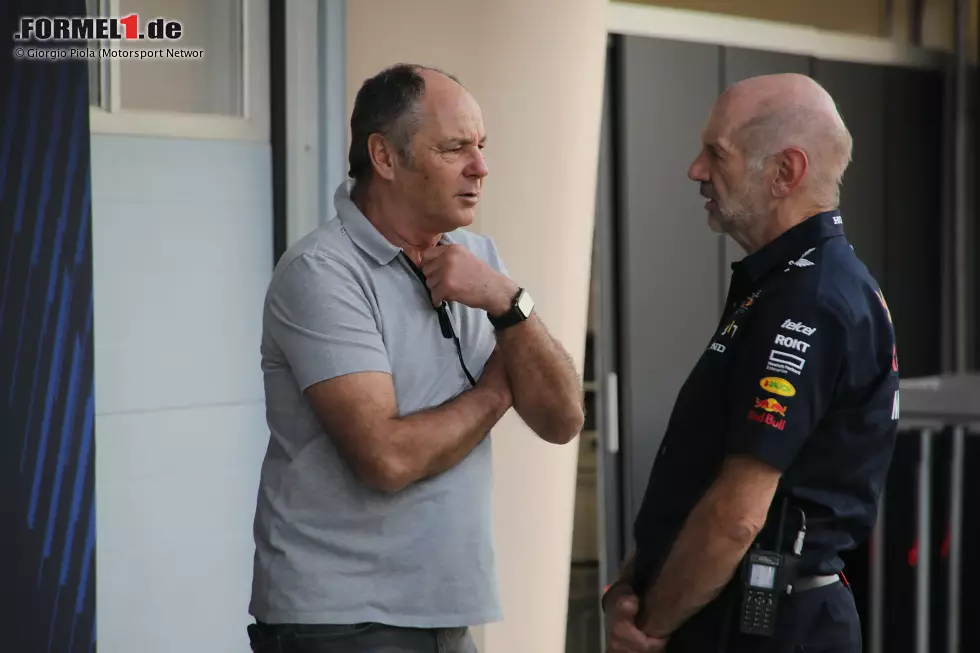 Foto zur News: Gerhard Berger Adrian Newey