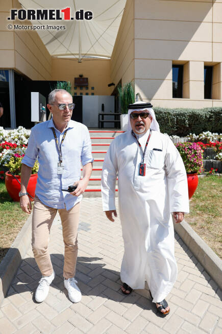 Foto zur News: Stefano Domenicali mit Scheich Salman bin Hamad al-Chalifa