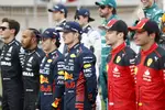 Foto zur News: George Russell (Mercedes), Lewis Hamilton (Mercedes), Sergio Perez (Red Bull), Max Verstappen (Red Bull), Charles Leclerc (Ferrari) und Carlos Sainz (Ferrari)