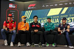 Foto zur News: Guanyu Zhou (Alfa Romeo), Charles Leclerc (Ferrari), Oscar Piastri (McLaren), Fernando Alonso (Aston Martin) und Max Verstappen (Red Bull)