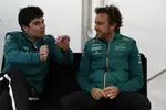 Foto zur News: Lance Stroll (Aston Martin) und Fernando Alonso (Aston Martin)