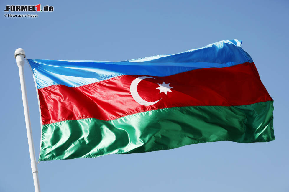 Foto zur News: Flagge von Aserbaidschan