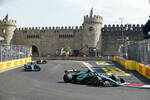 Foto zur News: Fernando Alonso (Aston Martin), Lance Stroll (Aston Martin) und Lando Norris (McLaren)