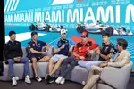 Foto zur News: Esteban Ocon (Alpine), Nyck de Vries (AlphaTauri), Logan Sargeant (Williams), Charles Leclerc (Ferrari) und George Russell (Mercedes)