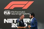 Foto zur News: Christian Horner (Red Bull) und FIA-Präsident Mohammed bin Sulayem