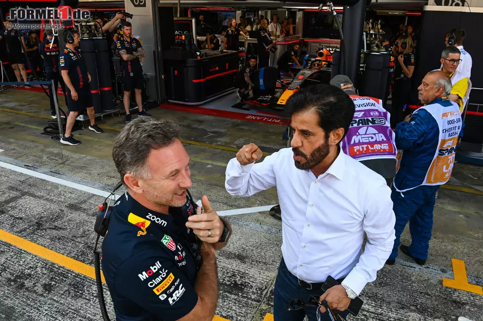 Foto zur News: Christian Horner und Mohammed bin Sulayem