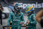 Foto zur News: Lance Stroll (Aston Martin) und Fernando Alonso (Aston Martin)