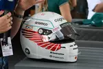 Foto zur News: Helm von Lance Stroll (Aston Martin)