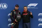 Foto zur News: Max Verstappen (Red Bull) und Jean Alesi