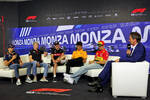 Foto zur News: Sergio Perez (Red Bull), Nico Hülkenberg (Haas), Valtteri Bottas (Alfa Romeo), Lando Norris (McLaren) und Charles Leclerc (Ferrari)