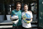 Foto zur News: Fernando Alonso (Aston Martin) und Nick Heidfeld