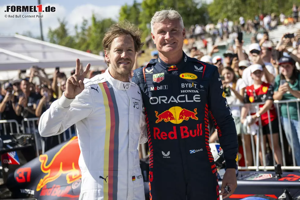 Foto zur News: Sebastian Vettel und David Coulthard