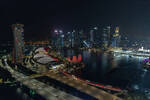 Foto zur News: Die Skyline von Singapur bei Nacht