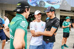 Foto zur News: Lance Stroll (Aston Martin), Mick Schumacher (Mercedes) und Esteban Ocon (Alpine)