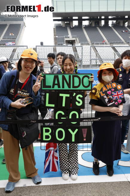 Foto zur News: Fans von Lando Norris (McLaren)