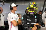 Foto zur News: Mick Schumacher und Lewis Hamilton (Mercedes)
