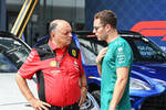 Foto zur News: Frederic Vasseur (Ferrari) mit Stoffel Vandoorne (Aston Martin)