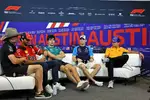 Foto zur News: Valtteri Bottas (Alfa Romeo), Carlos Sainz (Ferrari), Lance Stroll (Aston Martin), Logan Sargeant (Williams) und Lando Norris (McLaren)