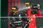 Foto zur News: Charles Leclerc (Ferrari) und Lewis Hamilton (Mercedes)