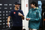 Foto zur News: Daniel Ricciardo (AlphaTauri) und Lance Stroll (Aston Martin)