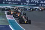 Foto zur News: Max Verstappen (Red Bull), Charles Leclerc (Ferrari), Oscar Piastri (McLaren), Lando Norris (McLaren) und George Russell (Mercedes)