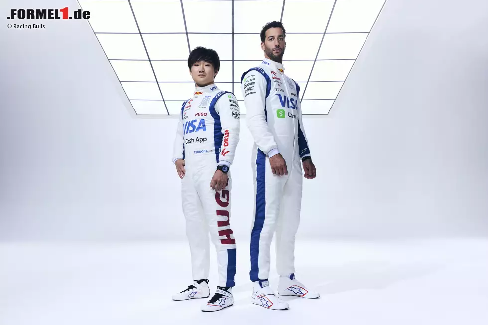 Foto zur News: Yuki Tsunoda und Daniel Ricciardo (Racing Bulls)