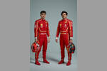 Foto zur News: Charles Leclerc und Carlos Sainz (Ferrari)