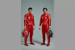 Foto zur News: Charles Leclerc und Carlos Sainz (Ferrari)