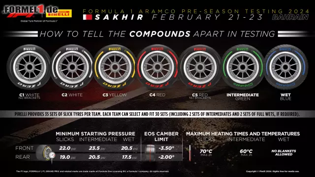 Foto zur News: Formel-1-Liveticker: Pirelli zeigt die Reifen für die Tests