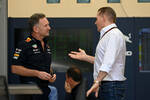 Foto zur News: Christian Horner (Red Bull) und Jos Verstappen