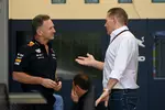 Foto zur News: Christian Horner (Red Bull) und Jos Verstappen